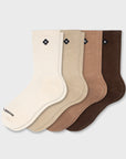 Cotton Crew Natural Colors Socks Bundle