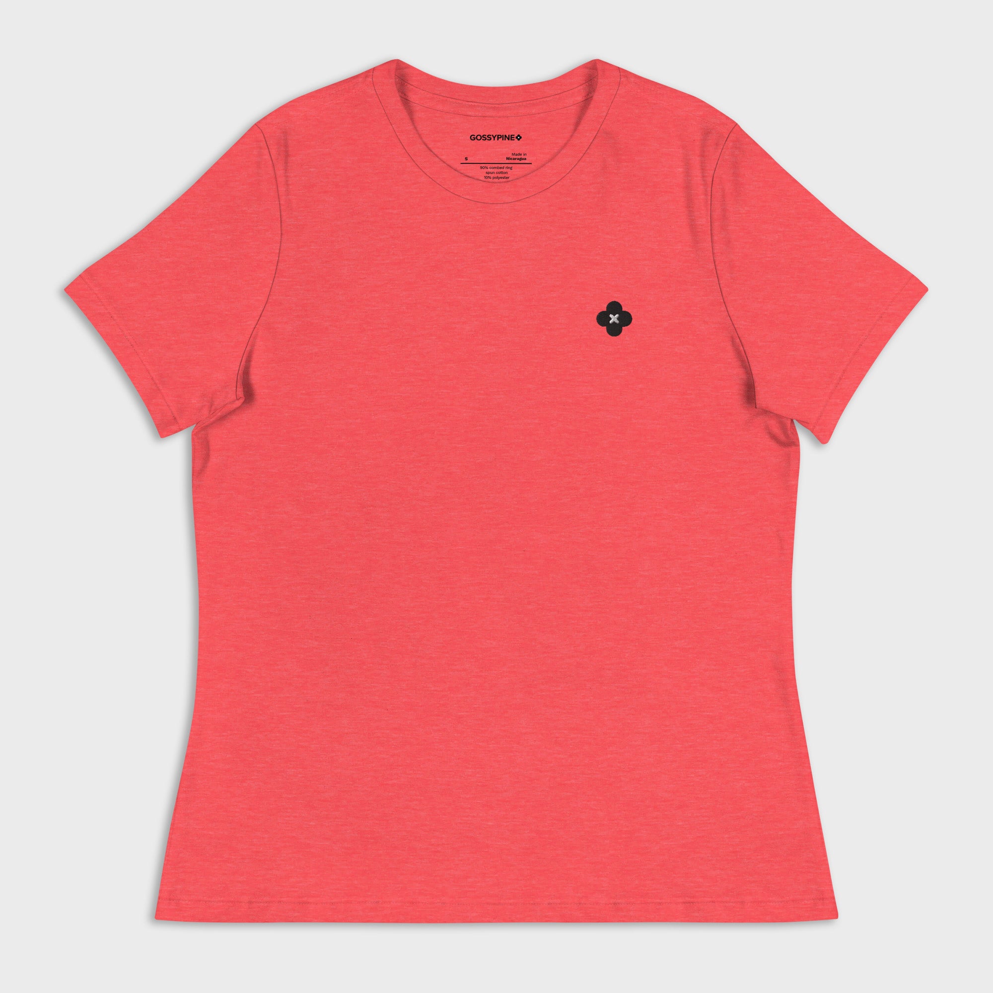 売れ筋商品|||スタンレイ カットソー トップス レディース Patch Pocket T-Shirt Washed Red Heather 6600 Women's CVC Relaxed Short Sleeve T-shirt Heather Mauve