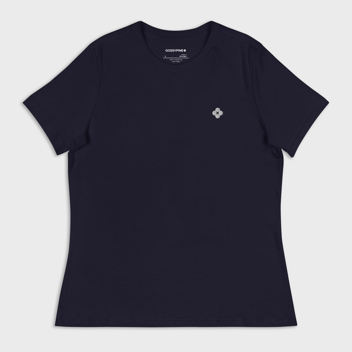 Tシャツ・カットソー COVERNAT Cool Cotton Shine C Logo T-Shirt Dark Navy Cool Cotton Shine C Logo T-Shirt Dark Navy - Covernat | 60