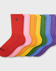 Cotton Crew Socks Bright Colors Bundle