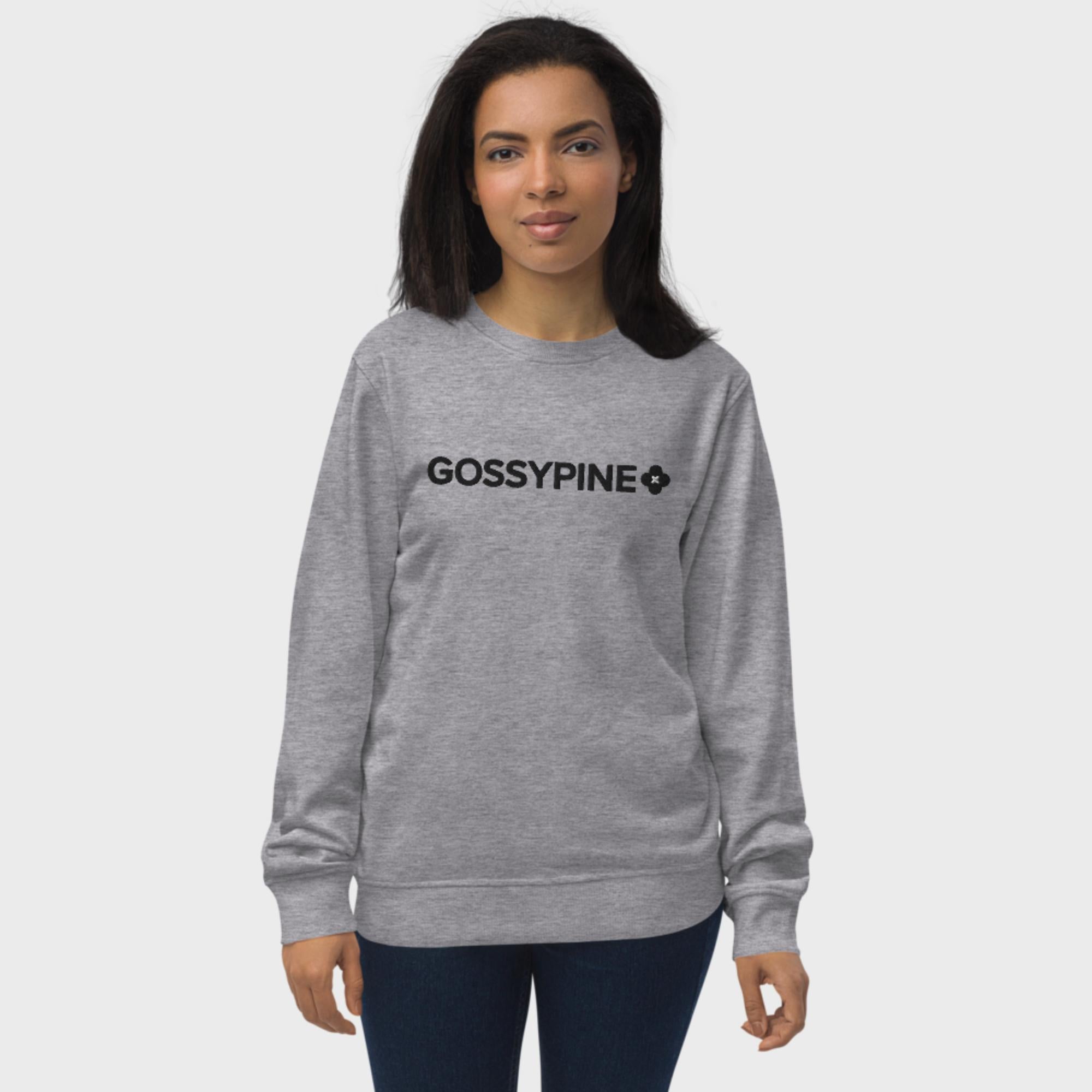 Unisex Large Logo Organic Cotton Sweatshirt – Gossypine
