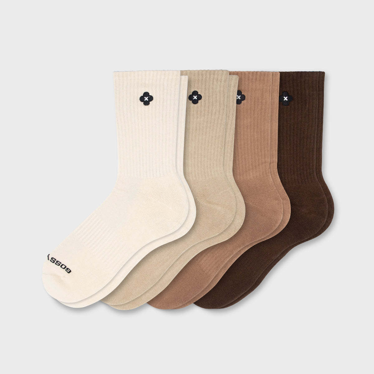 Cotton Crew Natural Colors Socks Bundle – Gossypine