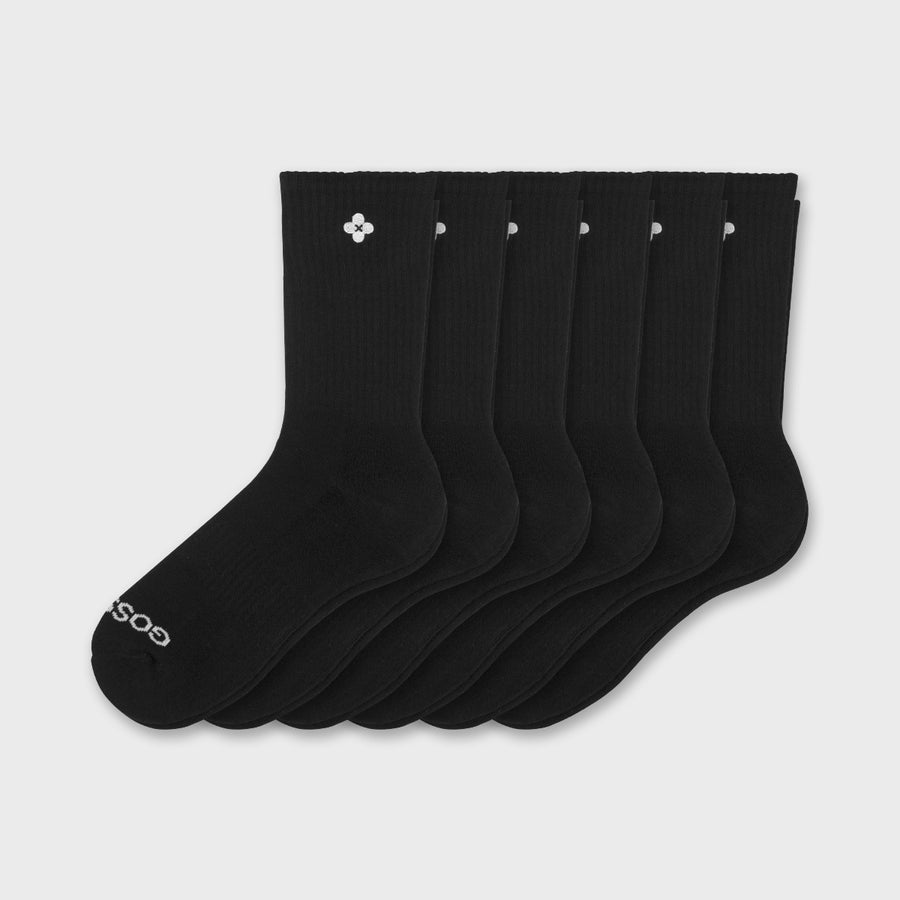 Cotton Crew Socks 6-Pack