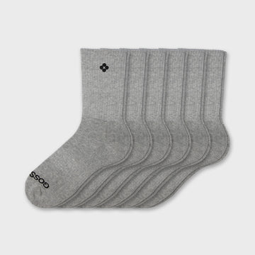 Cotton Crew Socks 6-Pack