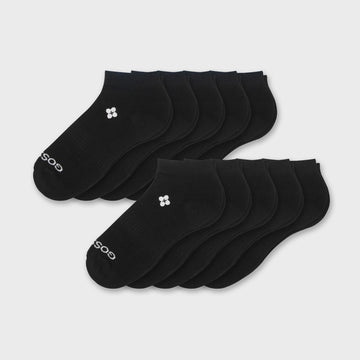 Cotton Low-cut Socks 10-Pack