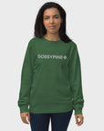 Unisex Large Logo Organic Cotton Sweatshirt